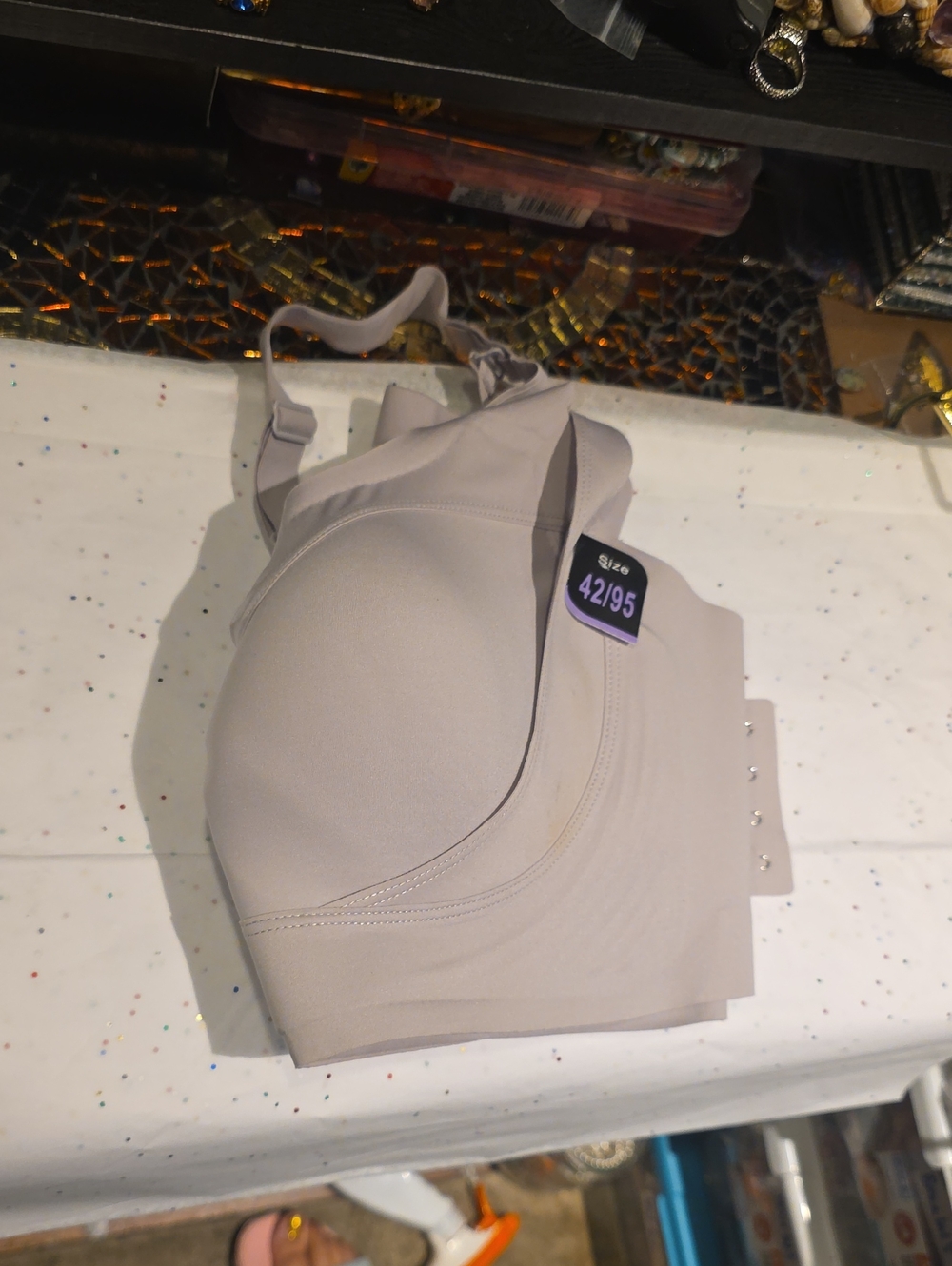 Source Unknown Light Beige Wireless Camisole Bra